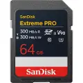SanDisk Extreme Pro - Flashminnekort - 64 GB - Video Class V90 / UHS-II U3 / Class10 - SDXC UHS-II