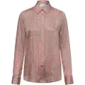 Fynch&Hatton Classic Blurry Square Langermet Bluse