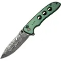 CIVIVI Hyperpulse Damascus, Green Aluminum