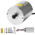 Vevor 3000W elektrisk børsteløs DC-motorsett - 72V 4900 o/min motor med oppgradert hastighetskontroller for gokart, elsykkel, motorsykkel, scooter