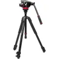 Manfrotto 502 Fluid Video Head Flat Base Med 055 Video Alu Tripod