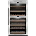 Caso WineComfort 660 Smart, Vin kjøleskap, Frittstående, 66 flasker, 60 W, Innebygd lys, Rustfritt stål