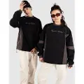 Another Cotton Lab Another Oversize Raglan Windbreaker Jakke svart