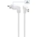 Gembird Cablexpert - Strømkabel - Europlug (hann) vinklet til power IEC 60320 C7 vinklet - 10 A - 2.5 m - formstøpt - hvit