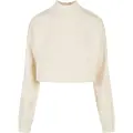 Urban Classics Cropped Oversized High Neck Crew Collegegenser