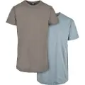 Urban Classics Set Of 2 S Pre-pack Shaped Long T-skjorte