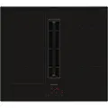 Siemens iQ300 ED611BS16E - Induksjonskomfyrtopp - 4 plater - Nisje - bredde: 56 cm - dybde: 49 cm - Klasse B - uten ramme - svart med fallvindeksos (uttrekk og resirkulering)