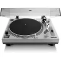 Lenco manuell platespiller, direkte drev, integrert forforsterker, integrert patron (A004886)