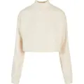 Urban Classics Cropped Oversized High Neck Crew Collegegenser