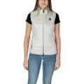 Blauer for woman. 25SBLDX03008 Waistcoat Ondas Venice white (L), Casual, Polyester
