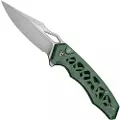 CIVIVI Anaaki, Skeletonized Green Aluminum, Satin