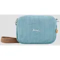 Ementa SB Fluffy Signature Cord Skulderveske blå