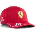 Puma Scuderia Ferrari HP Leclerc Baseball Cap, Accessories, Dark Cherry, OSFA