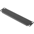 Lanberg - Stativsløringspanel - sort, RAL 9004 - 1U - 10