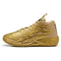 Puma MB.04 Golden Child Basketball Shoes Unisex, Shoes, Gold/Matte Gold/Black, 42.5