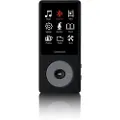 Lenco Xemio-860, MP3-spiller, 8 GB, TFT, 130 g, Sort, Grå, Hodetelefoner