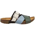Art for woman. 1111811YI003_0MU Multi Foliage-Cloud leather sandals multicolour (37), Flat, None, Casual, Multicolor