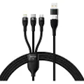 Baseus Flash Series 2 3-i-1 USB-kabel 100W med USB-C, mikro-USB og Lightning