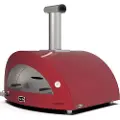 ALFA FORNI Moderno 5 Pizze Hybrid Antik Rot