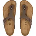 Birkenstock for woman. 43751 Gizeh Birko-Flor taupe sandals (44), Flat, None, Casual