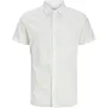 Jack & Jones Breeze Linen Blend Kortarmet Skjorte