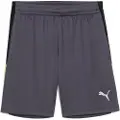 Puma individualFINAL Training Shorts Youth, Clothing, Galactic Gray/Yellow Alert, 7-8Y