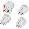 Vivanco Travel plug set, Hvit
