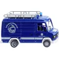 Wiking 027201 H0 Udrykningskøretøj model Mercedes Benz 507 D THW kassevogn