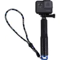 Puluz uttrekkbar selfiestang for actionkamera - svart