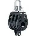 Harken Trippel Svivelkarbonblokk Med Støttebrakett 29 Mm