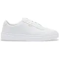 Hugo Boss for man. 50536504 Kieran leather trainers white (40), Flat, Laces, Casual