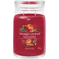 Yankee candle Red Apple Wreath, Cylinder, Rød, Fruktig, 90 timer, 1 stykker