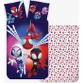 Licens Barnesengetøy 140x200 cm - Spidey sengetøy med vendbart design - 100% bomull