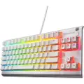 SteelSeries Apex 3 TKL - Gamingtastatur - Uten numpad - Nordisk - Hvit