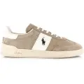 Ralph Lauren for man. 809960995003 Heritage Aera beige leather trainers (44), Flat, Laces, Casual