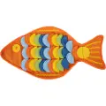 TIAKI regnbuefisk snuseteppe - ca. L 48 x B 25 cm