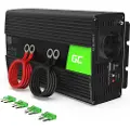Green Cell - DC-AC strøminverter - DC 24 V - 1000 watt - utgangskontakter: 1 - svart