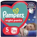 Pampers Night Pants, Size 5, 22 pcs, Diapers, 12kg-17kg, 81758420