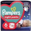 Pampers Night Pants, Size 6, 19 pcs, Diapers, 15kg+, 81758421