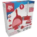Dirt Devil Rengjøringssett 6 deler - kost, feiekost, håndbørste osv.