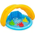 Bestway 52568 Oppblåsbart basseng med tak, ryggstøtte og sorterer 1,15m x 89cm x 76cm