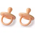 Filibabba Silicone pacifier 2-pack - Peach