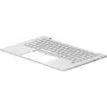 HP - Erstatningstastatur for bærbar PC - for models with discrete graphics - bakbelysning - QWERTY - Storbritannia - med toppdeksel