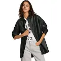 Pepe Jeans for woman. PL304963XM5 Overshirt Overshirt black (M), Casual, Modal, Long sleeve
