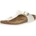 Birkenstock for woman. 1029796 Sandals Gizeh Birko Flor white (37), Flat, None, Casual