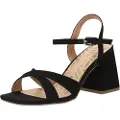 Mtng for woman. 59976 Sandals Marla black (39), 3 to 5 cm, Buckle, Casual, Party
