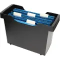 Leitz Plus - Hengefilboks - for A4 - kapasitet: 20 filer - svart