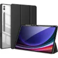 DUX Samsung Galaxy Tab S10 Ultra Toby Tri-Fold Smart Folio-etui - Svart