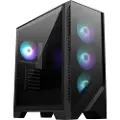 MSI MAG FORGE 320R AIRFLOW - Mid tower - ATX - sidepanel med vindu (herdet glass) - ingen strømforsyning (ATX) - USB/lyd