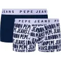 Pepe Jeans Allover Logo Trunk Boxers 2 Enheter